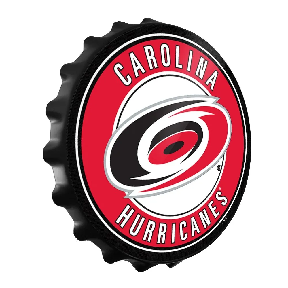 Carolina Hurricanes: Bottle Cap Wall Sign