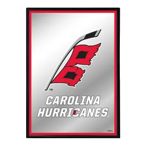 Carolina Hurricanes: Logo - Framed Mirrored Wall Sign
