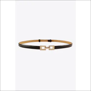 Chic PU Skinny Belt for Stylish Women