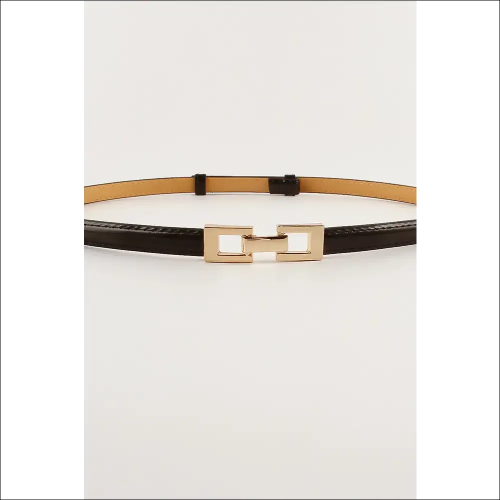 Chic PU Skinny Belt for Stylish Women