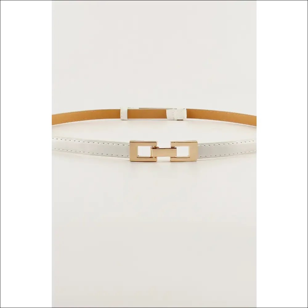 Chic PU Skinny Belt for Stylish Women