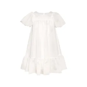 Chiffon Dress Cheer, White