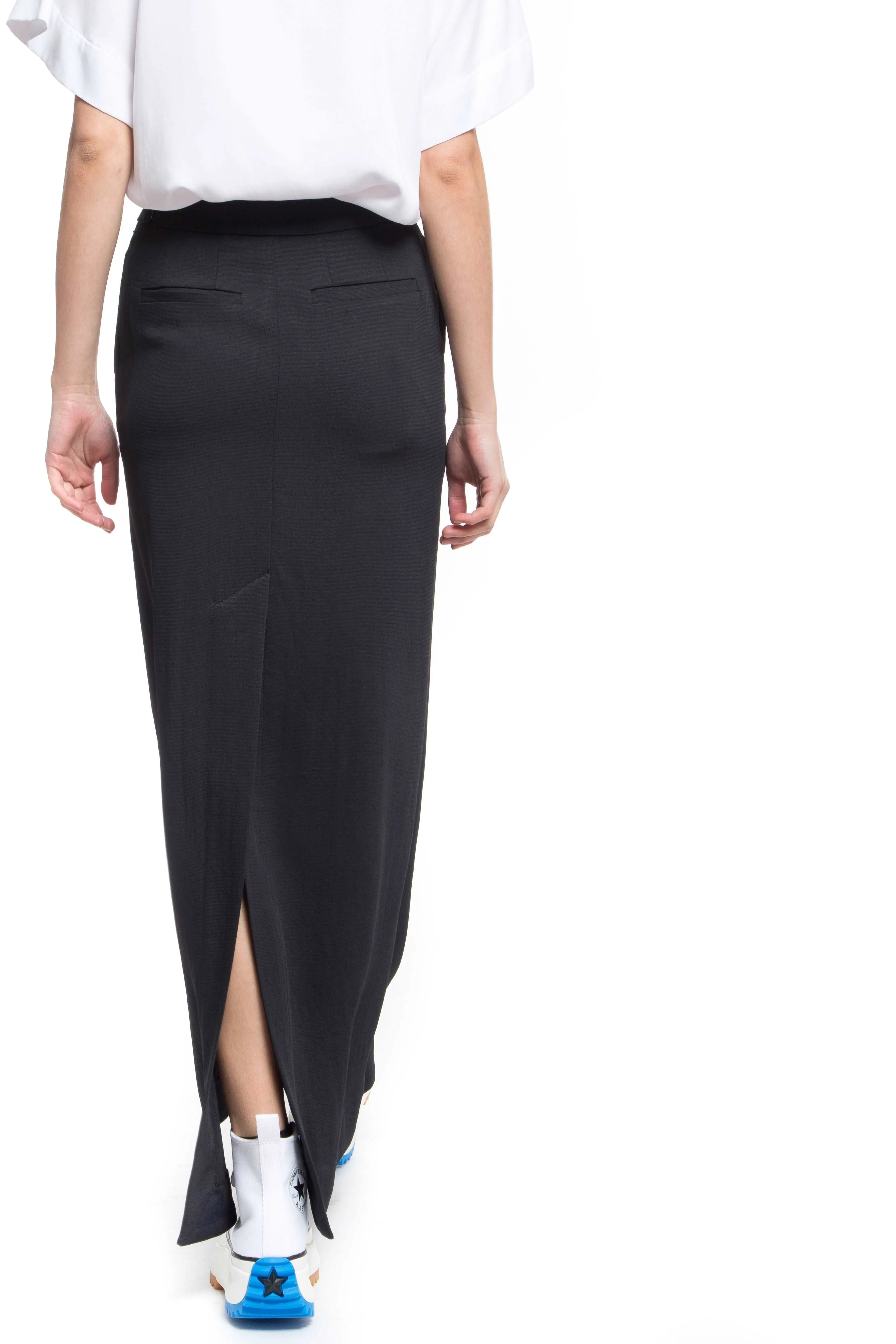 Claudia Maxi Black Skirt