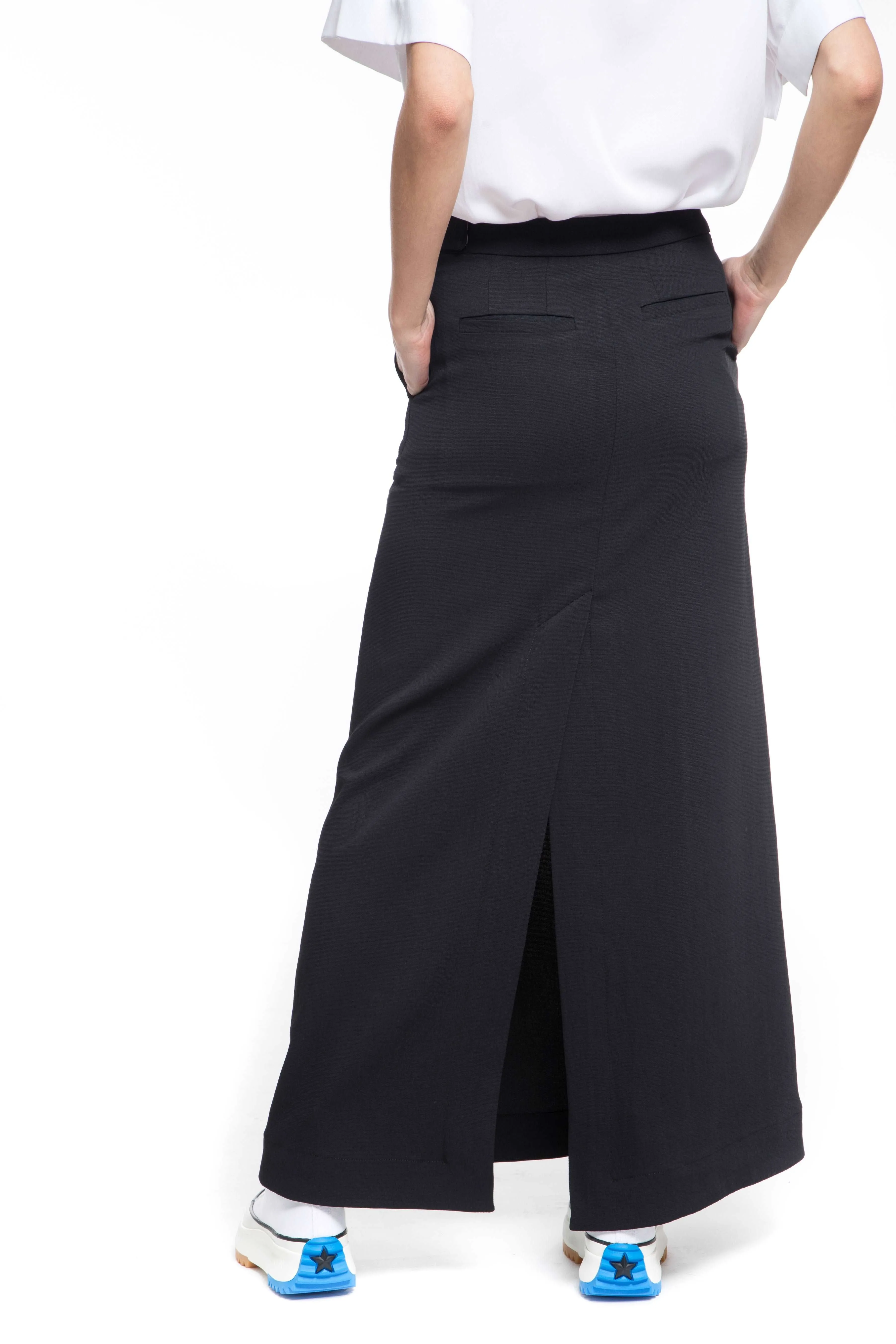 Claudia Maxi Black Skirt