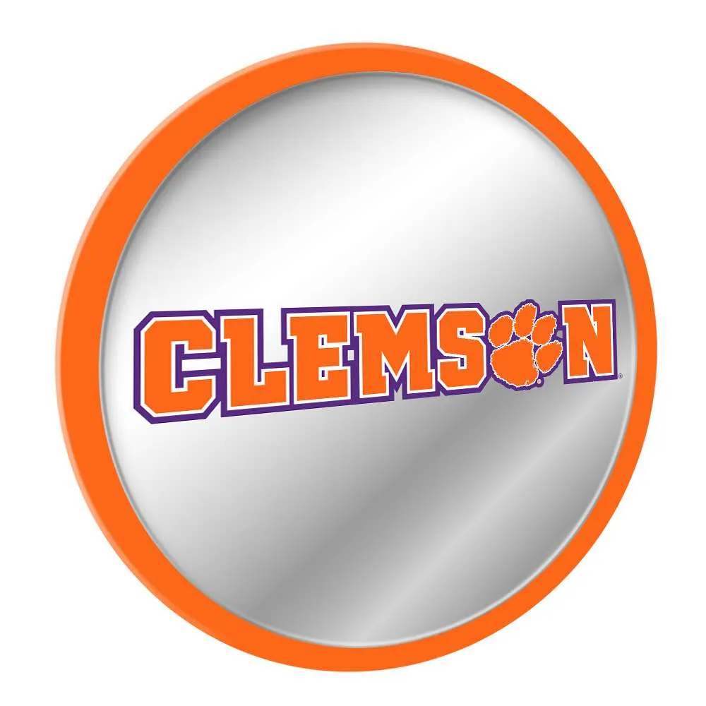 Clemson Tigers: Modern Disc Mirrored Wall Sign