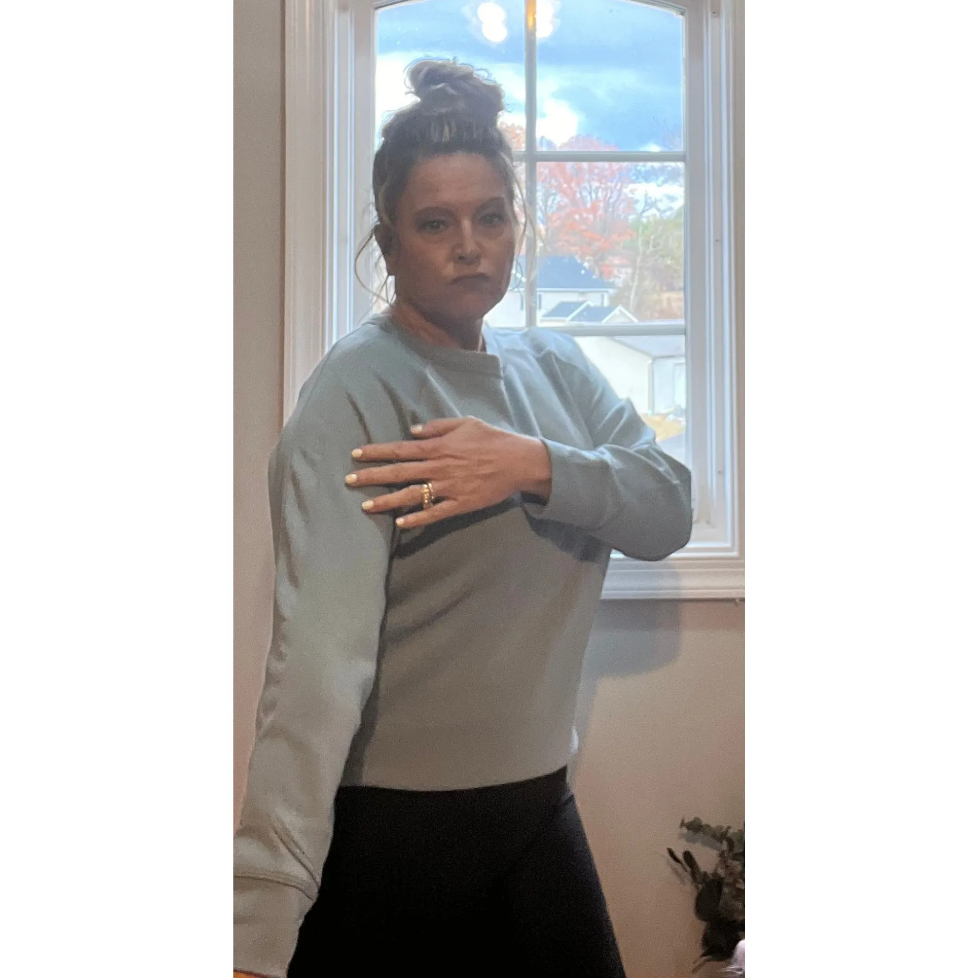 Coastal Cozy Scuba Pullover Crew Blue Haze