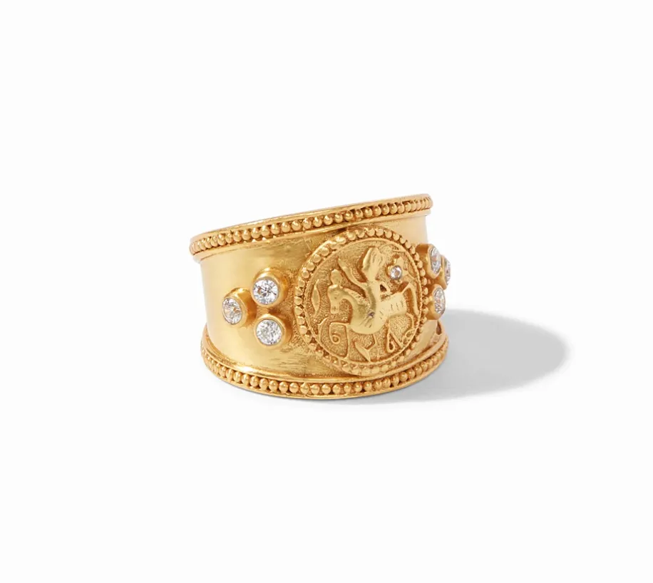 Coin Crest Ring