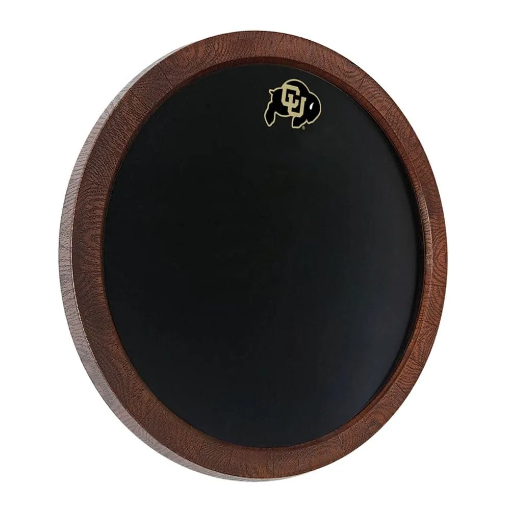 Colorado Buffaloes: Chalkboard "Faux" Barrel Top Sign