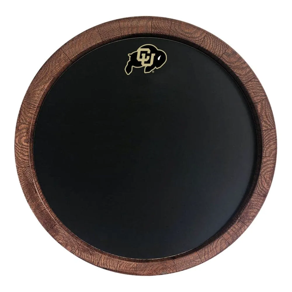 Colorado Buffaloes: Chalkboard "Faux" Barrel Top Sign