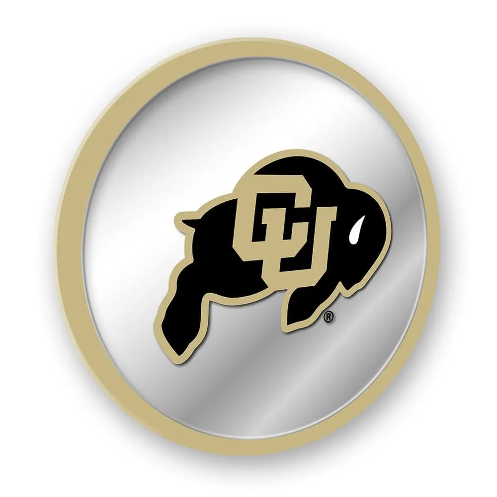 Colorado Buffaloes: Modern Disc Mirrored Wall Sign