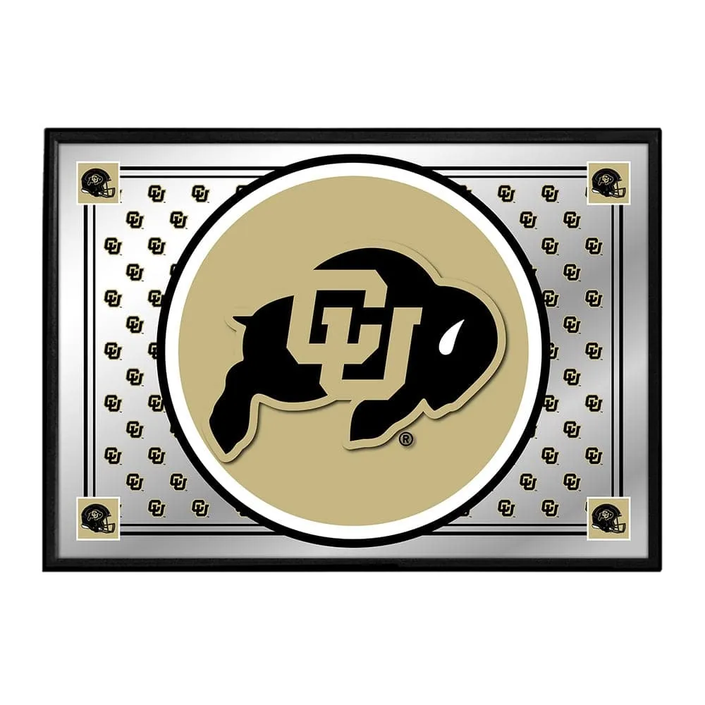 Colorado Buffaloes: Team Spirit - Framed Mirrored Wall Sign