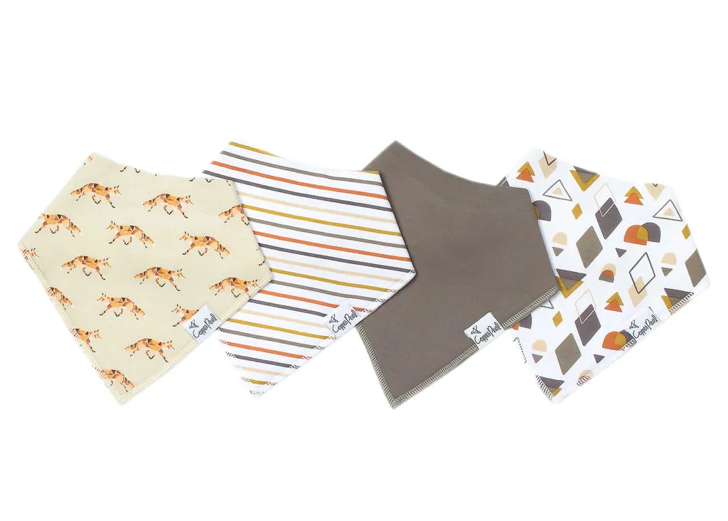 Copper Pearl - Bandana Bib (4 pack) - Swift