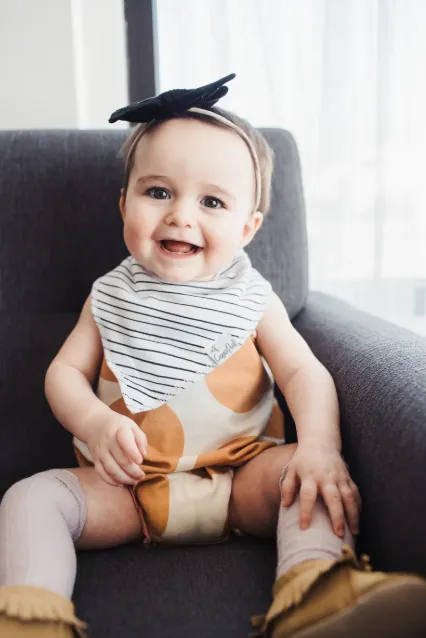 Copper Pearl Single Bandana Bib- Alta