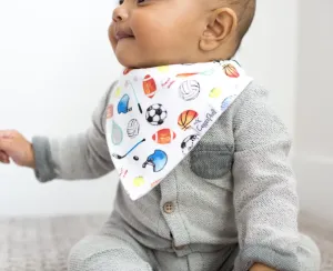 Copper Pearl Single Bandana Bib- Varsity