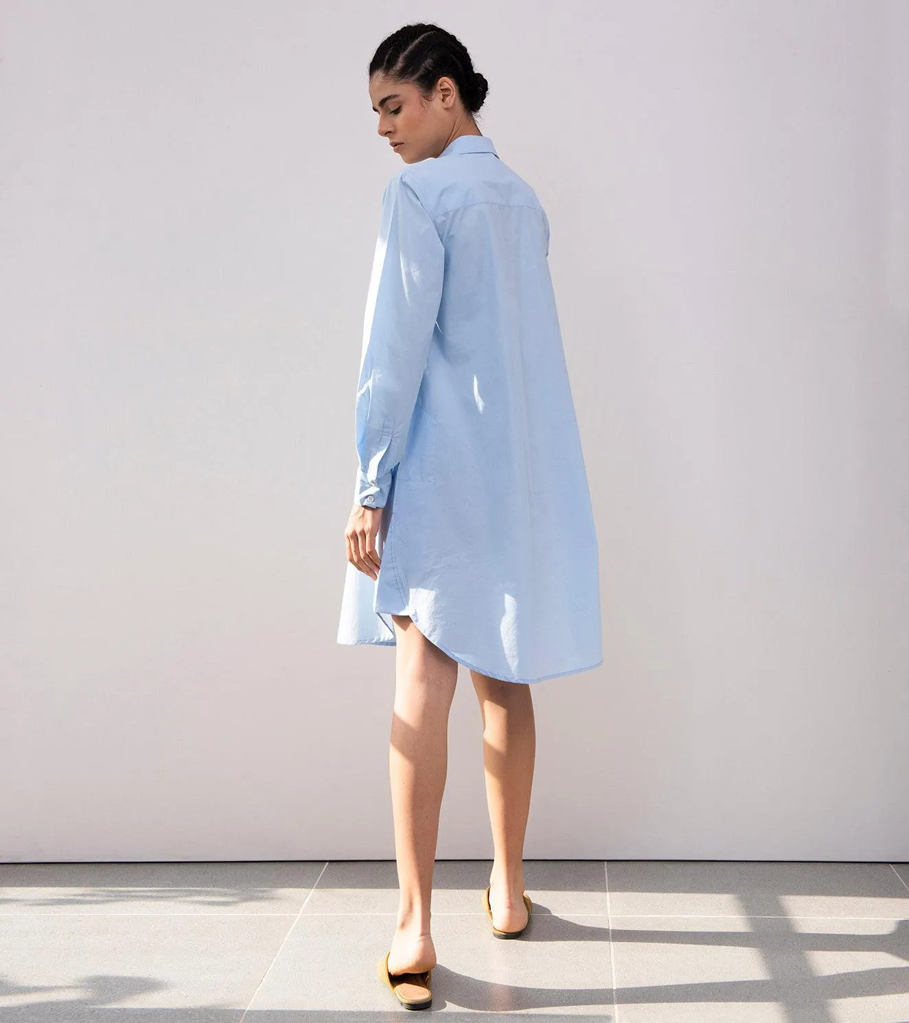 Cornflower A-Line Dress