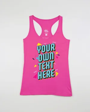 Customize your own 90's Blue Text