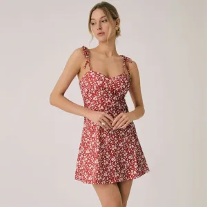 Darcy™ | Floral Open-Back Dress
