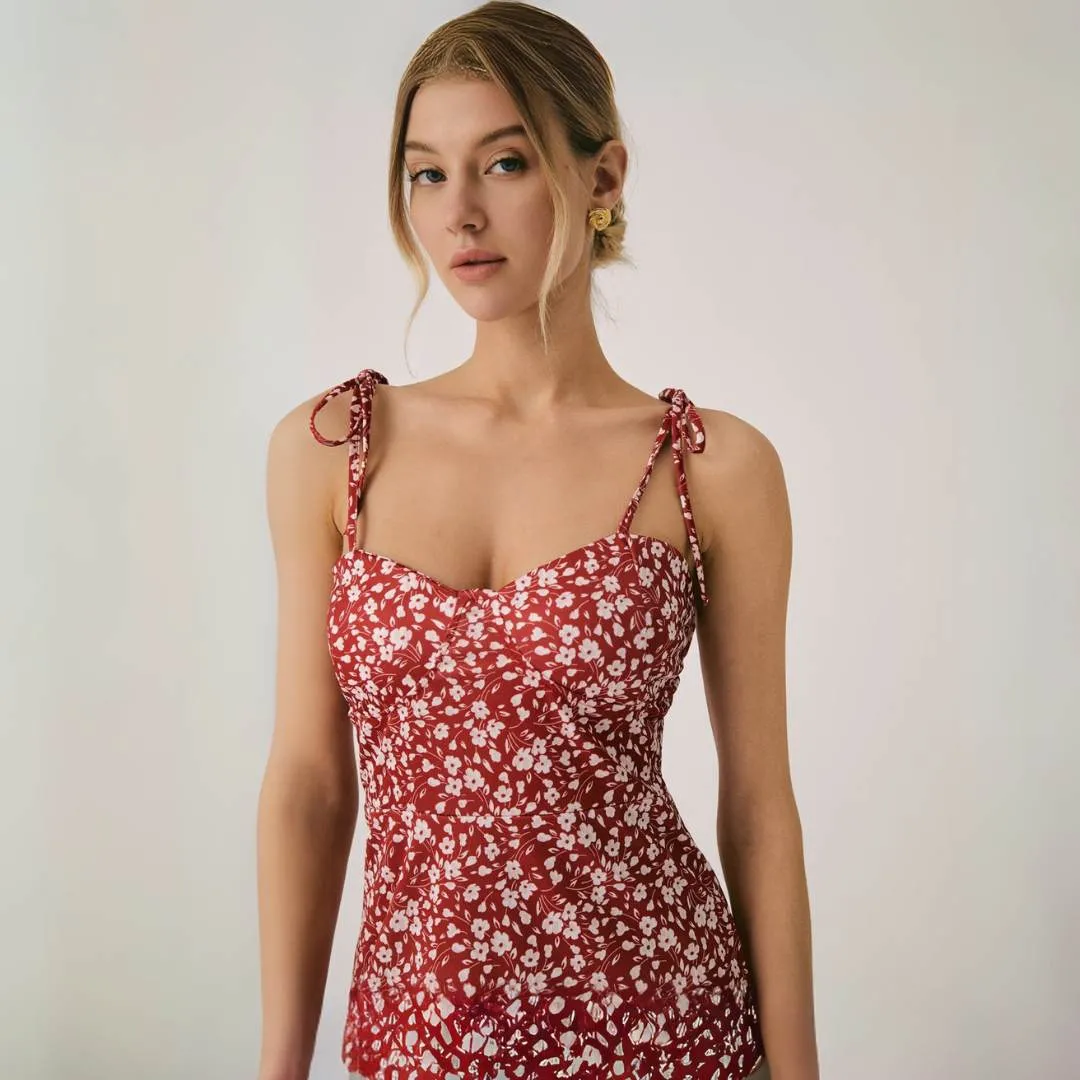 Darcy™ | Floral Open-Back Dress