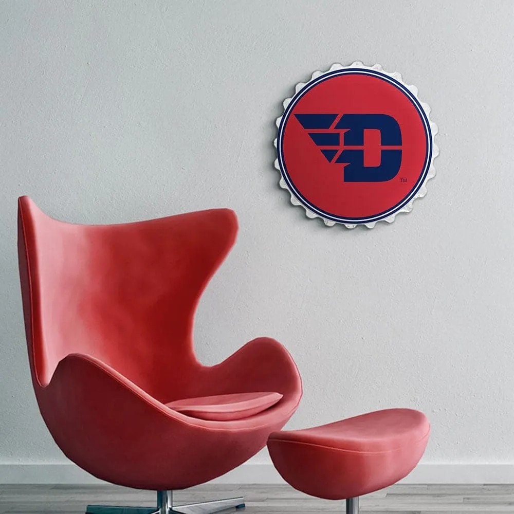Dayton Flyers: Flying D - Bottle Cap Wall Sign