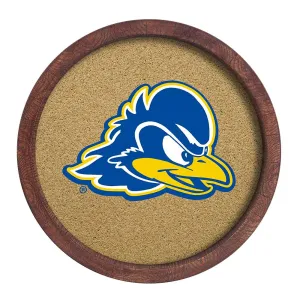 Delaware Blue Hens: "Faux" Barrel Top Cork Note Board