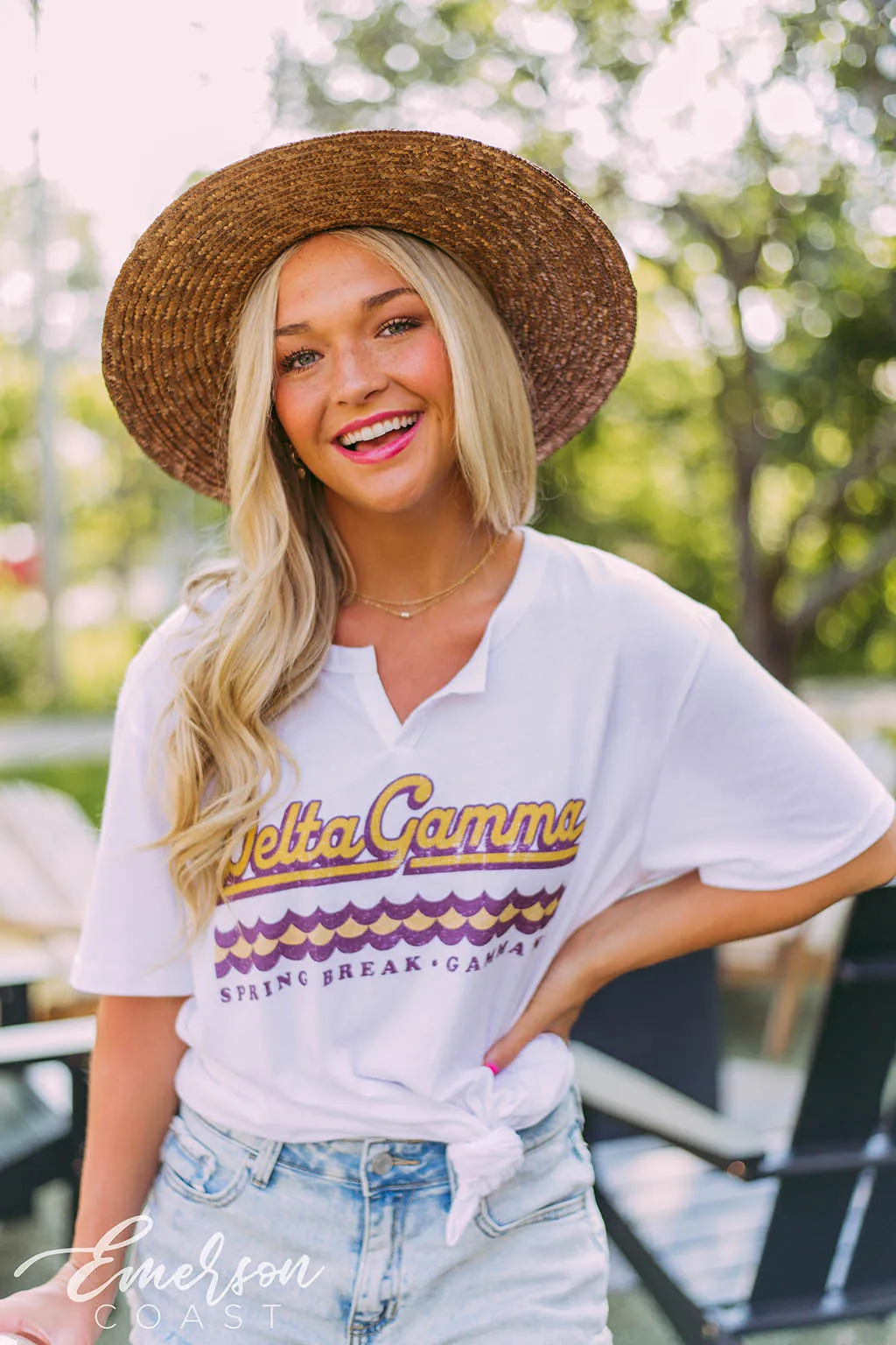 Delta Gamma Spring Break Notch Tee