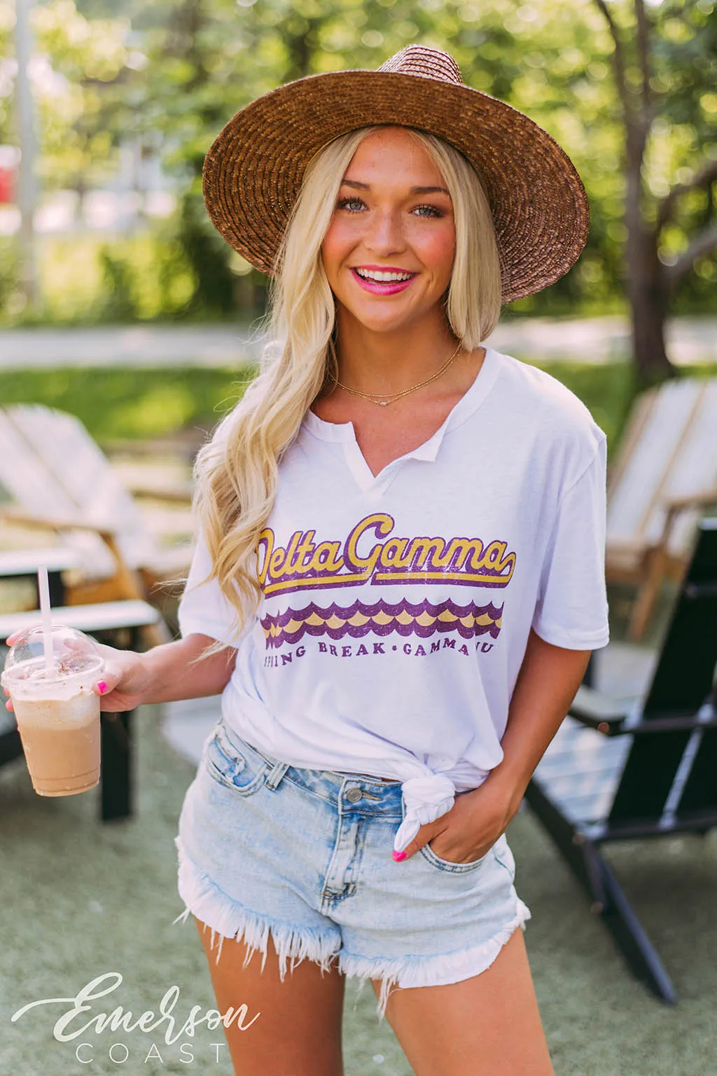 Delta Gamma Spring Break Notch Tee