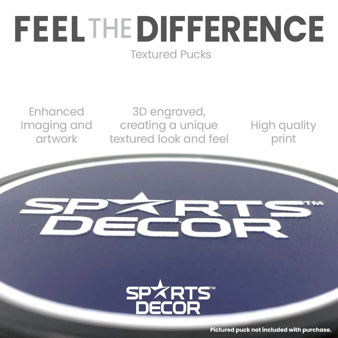 Detroit Red Wings Puck | Retro Script