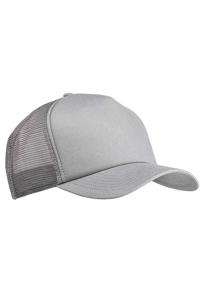 Distressed Brown Cow Mama Twill Front Mesh Trucker Cap
