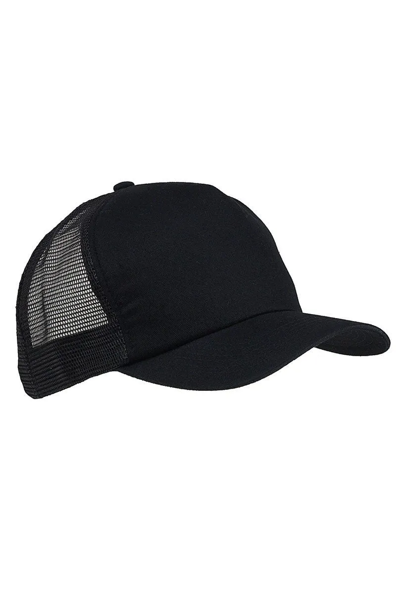 Distressed Brown Cow Mama Twill Front Mesh Trucker Cap