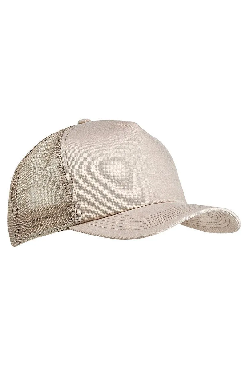 Distressed Brown Cow Mama Twill Front Mesh Trucker Cap