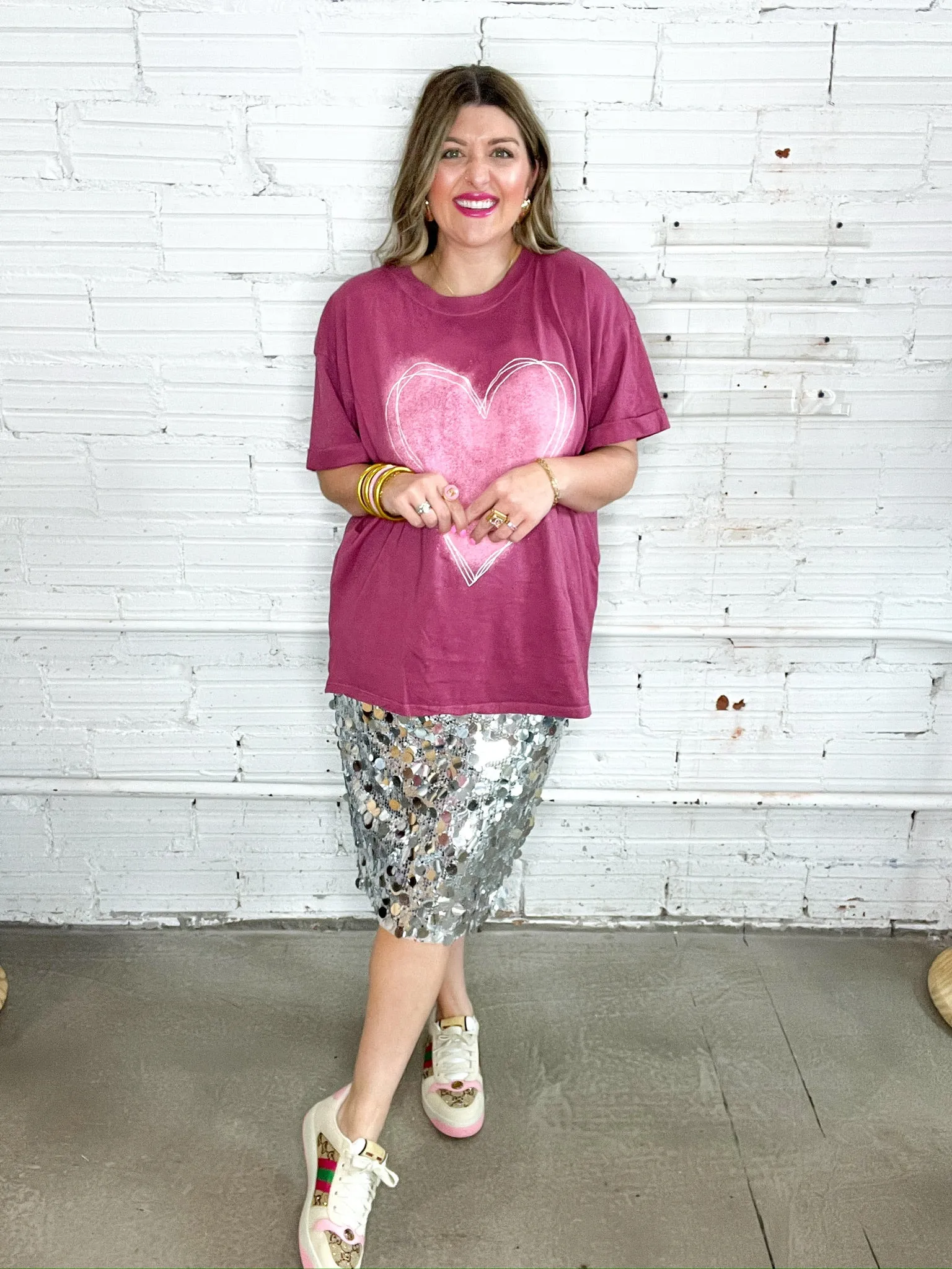 Doodle Heart Graphic Tee