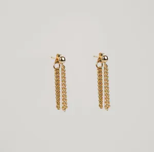 Double Link Drop Earrings