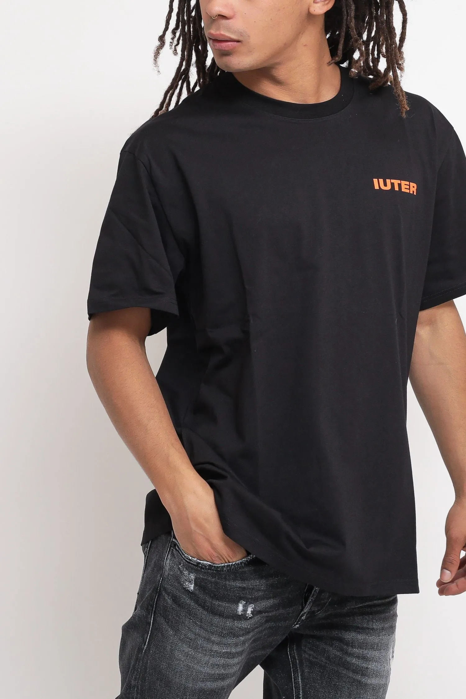 Double Logo Tee - Black