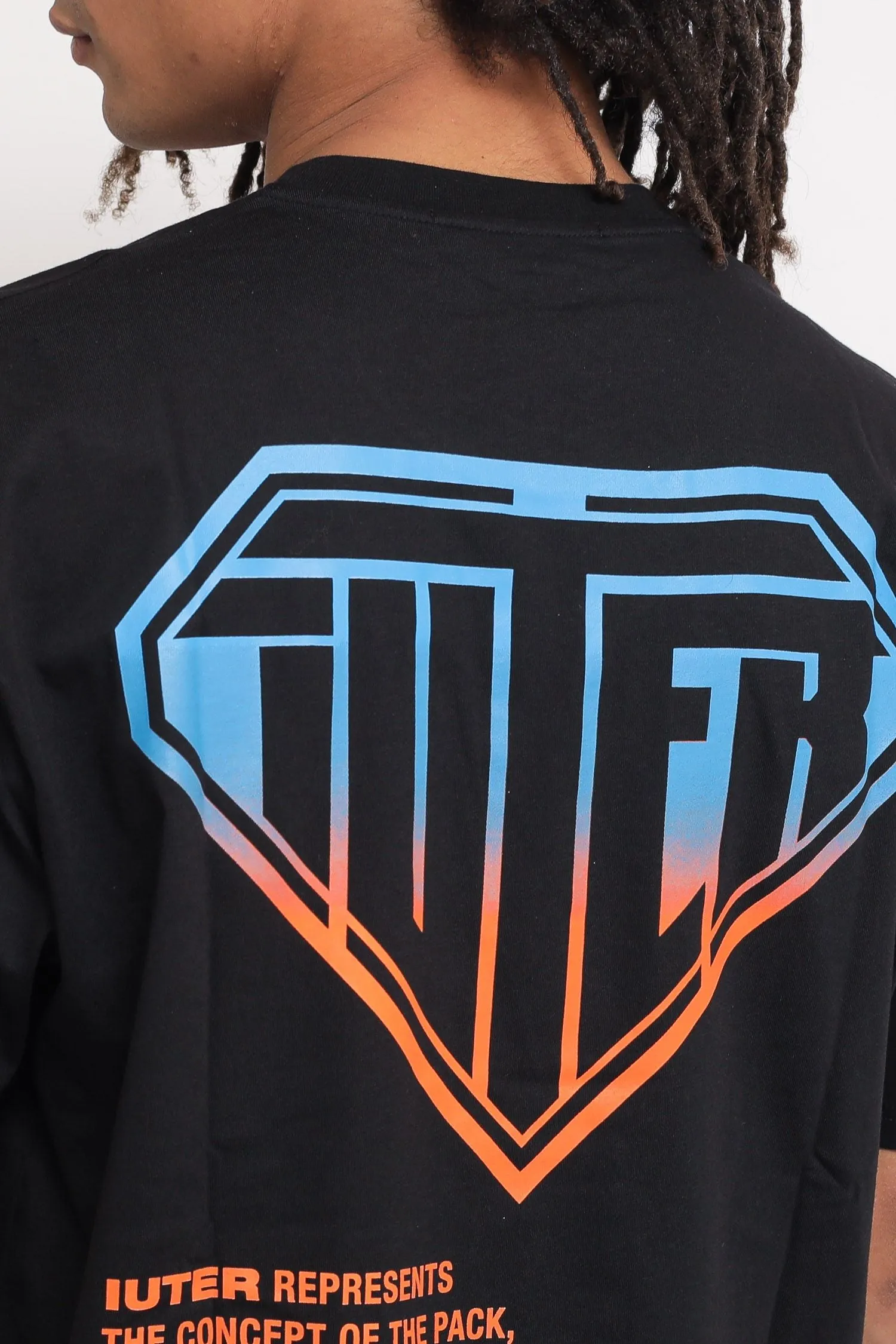 Double Logo Tee - Black