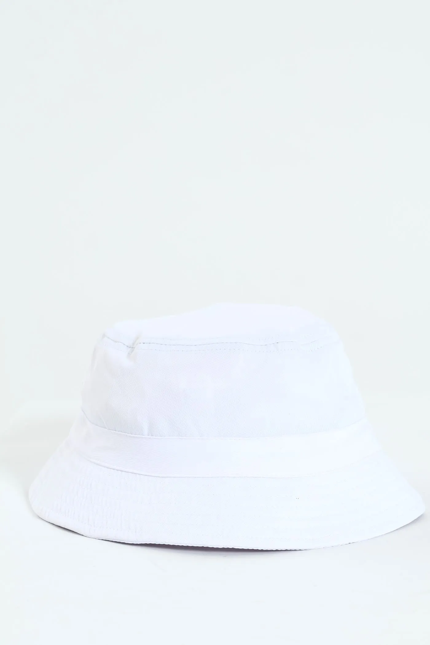 Drawcord Bucket Hat - White