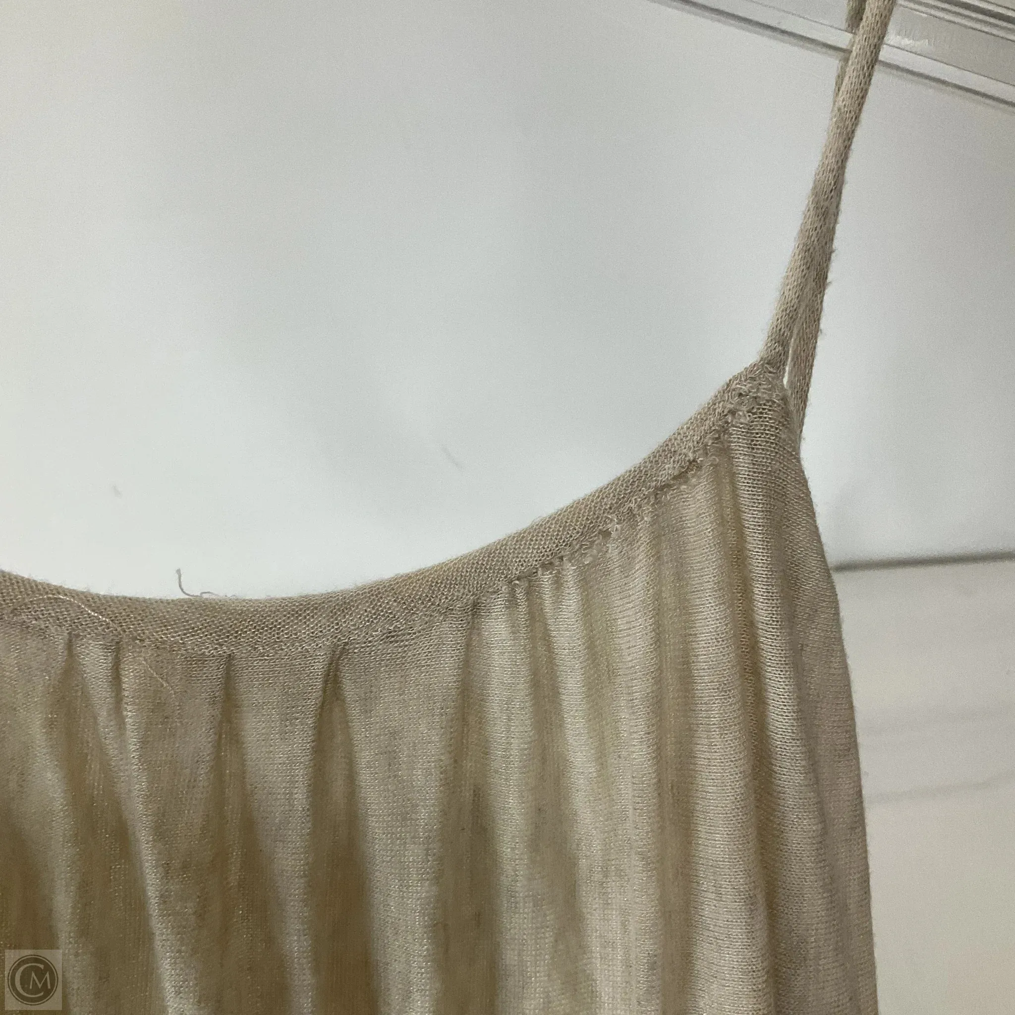 Dress Casual Midi By Clothes Mentor In Tan, Size: M