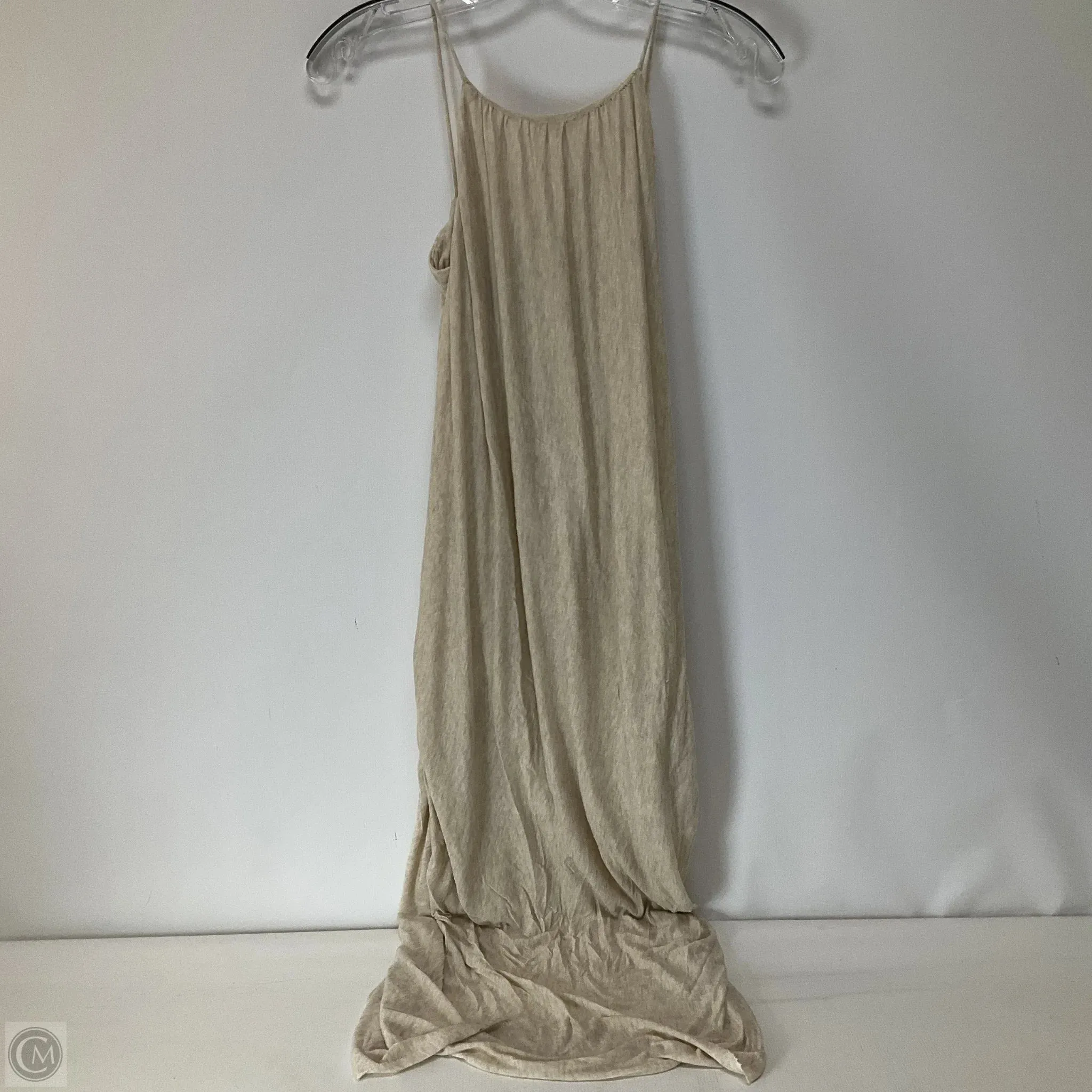 Dress Casual Midi By Clothes Mentor In Tan, Size: M