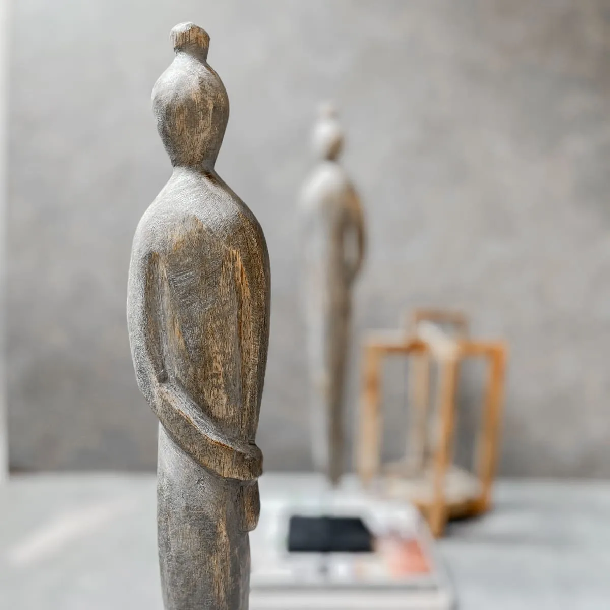 Edit House & Home-Home Artisan Ayu Wooden Sage Sculpture