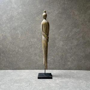 Edit House & Home-Home Artisan Ayu Wooden Sage Sculpture