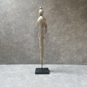 Edit House & Home-Home Artisan Candra Wooden Sage Sculpture