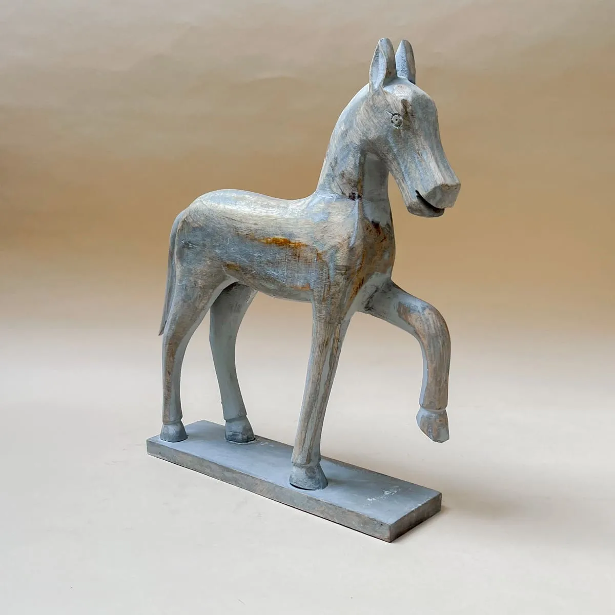 Edit House & Home-Home Artisan Leander Wooden Horse Sculpture