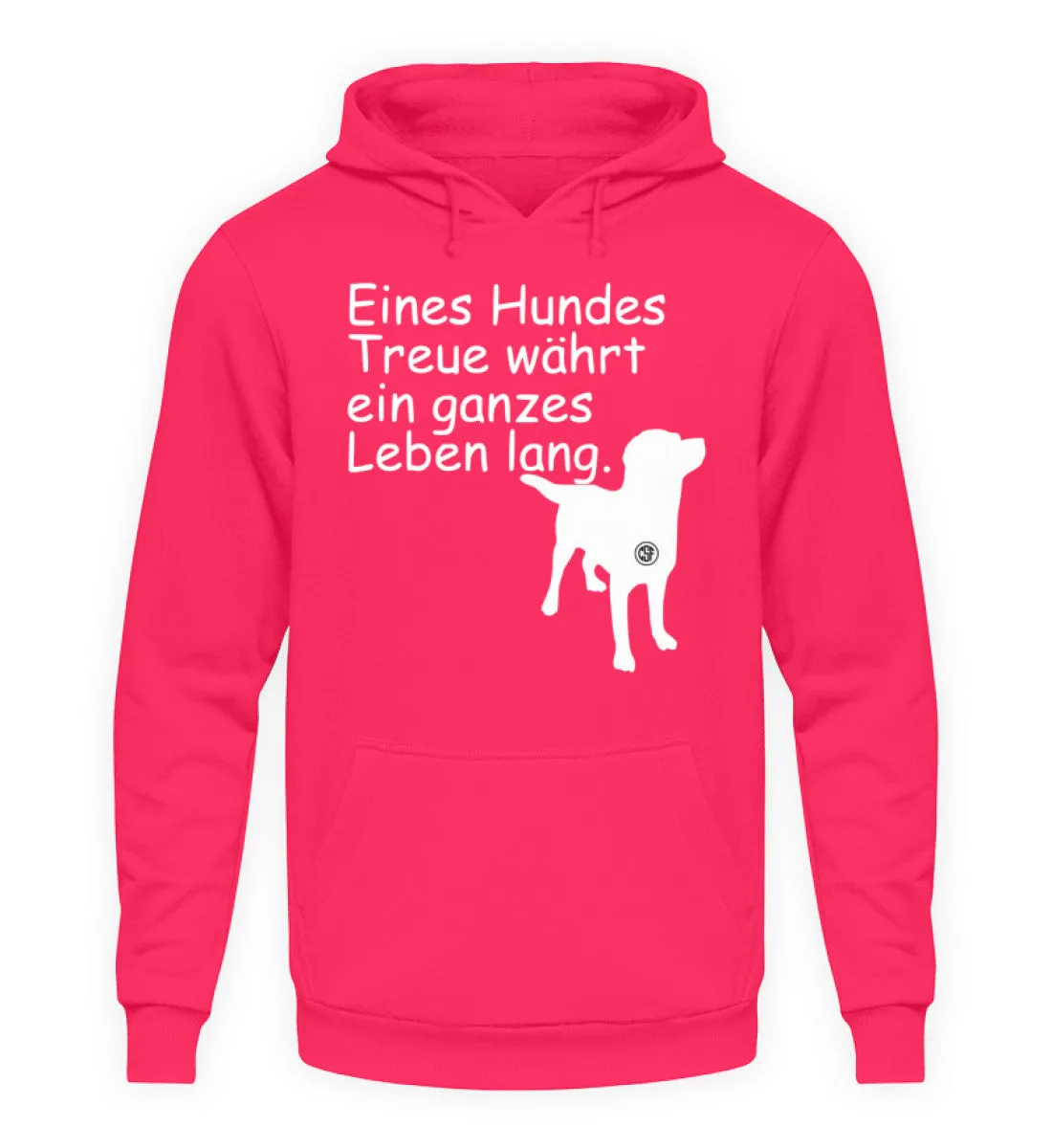 Eines Hundes Treue währt ...  - Unisex Kapuzenpullover Hoodie