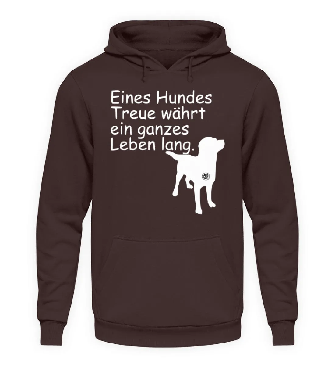 Eines Hundes Treue währt ...  - Unisex Kapuzenpullover Hoodie