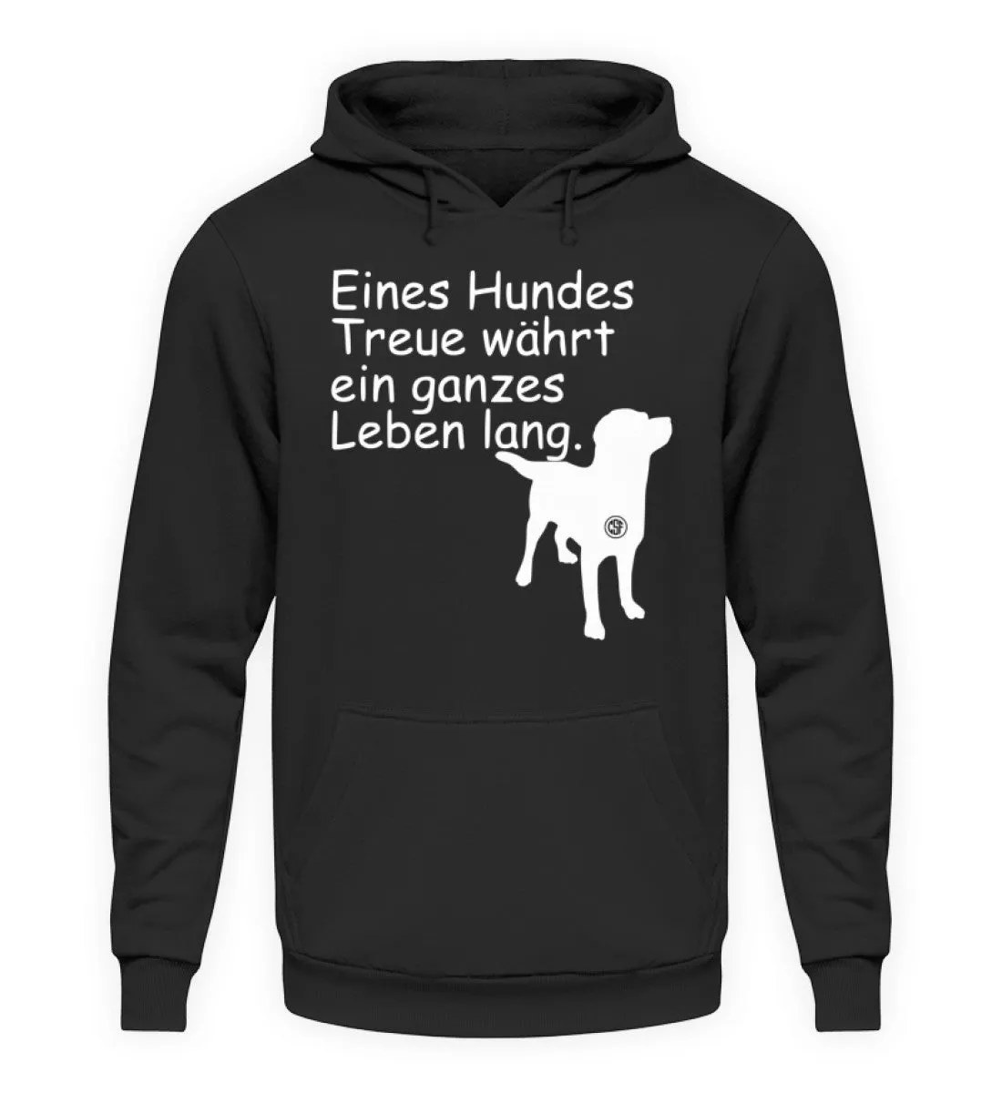 Eines Hundes Treue währt ...  - Unisex Kapuzenpullover Hoodie