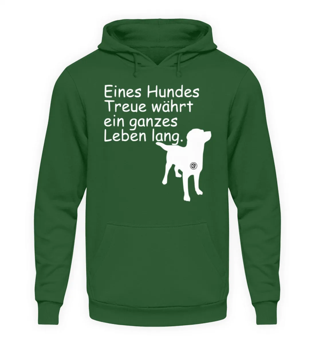 Eines Hundes Treue währt ...  - Unisex Kapuzenpullover Hoodie