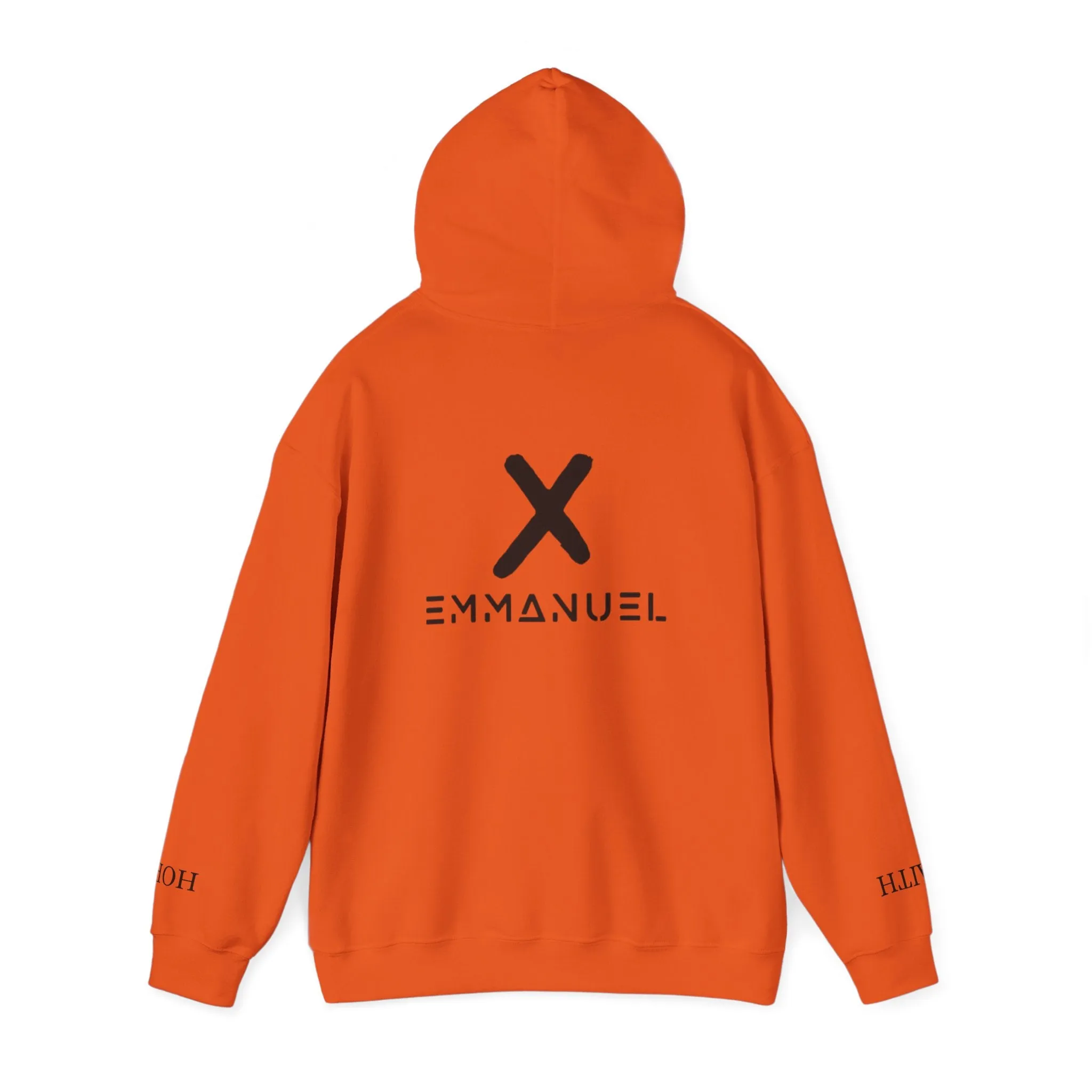 Emmanuel Unisex Heavy Blend™ Hoodie - Minimalist Design for Comfort and Style