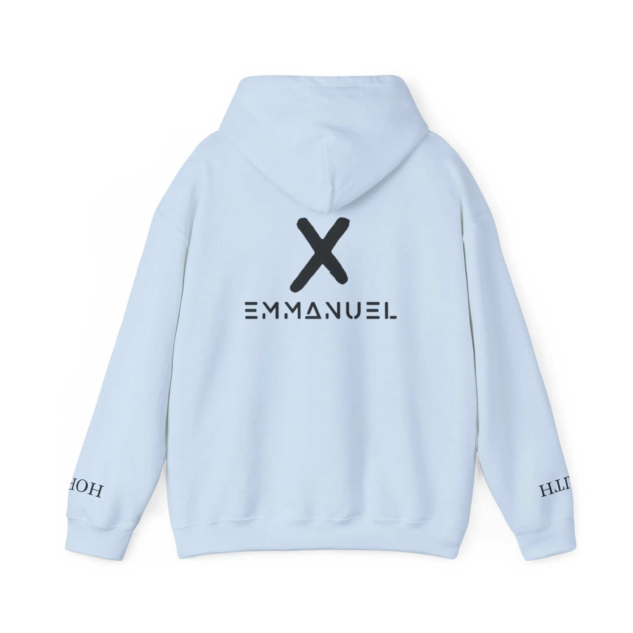 Emmanuel Unisex Heavy Blend™ Hoodie - Minimalist Design for Comfort and Style