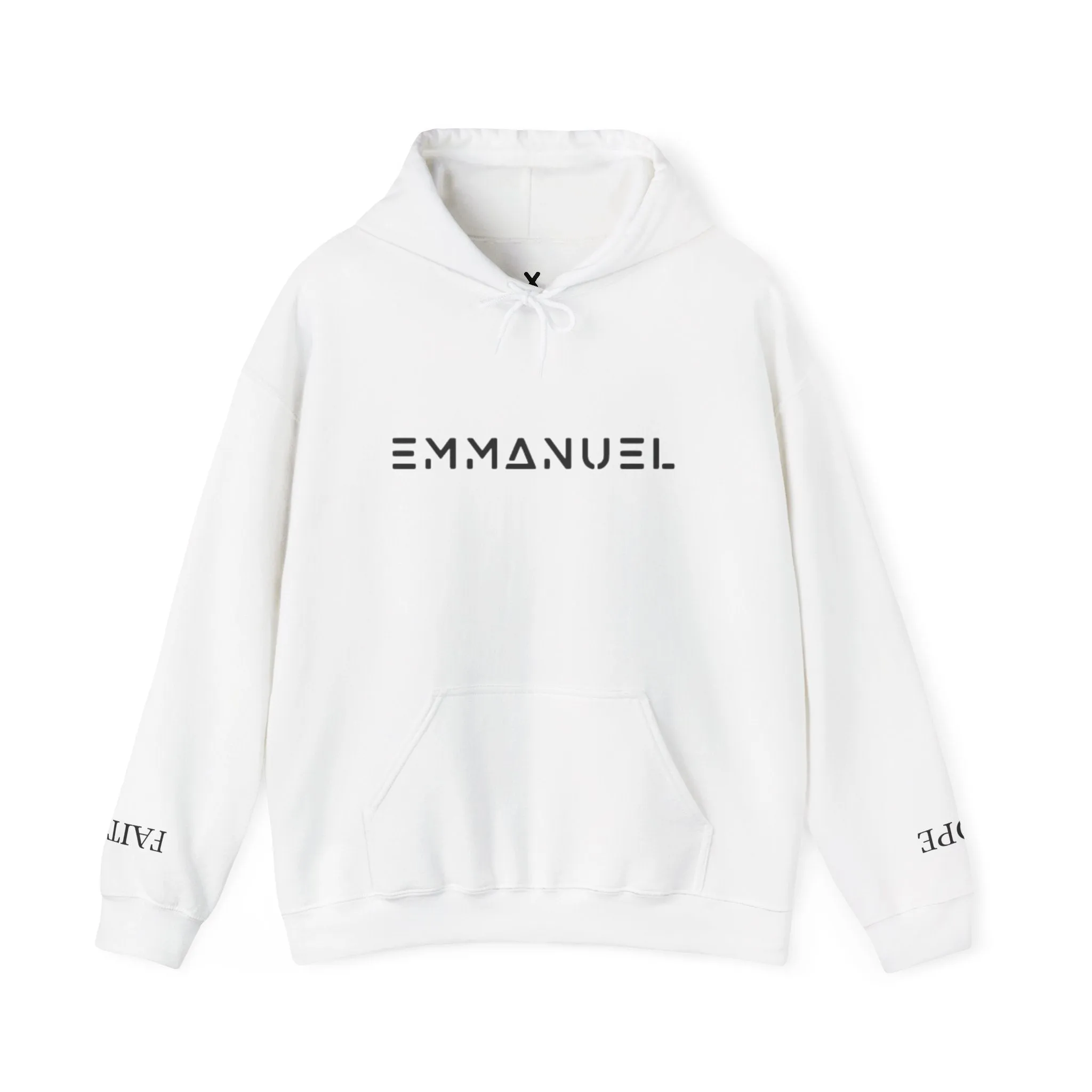 Emmanuel Unisex Heavy Blend™ Hoodie - Minimalist Design for Comfort and Style