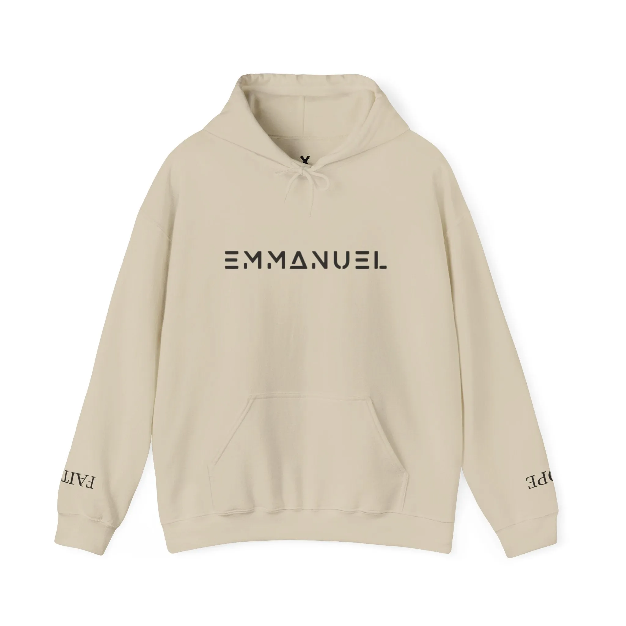 Emmanuel Unisex Heavy Blend™ Hoodie - Minimalist Design for Comfort and Style