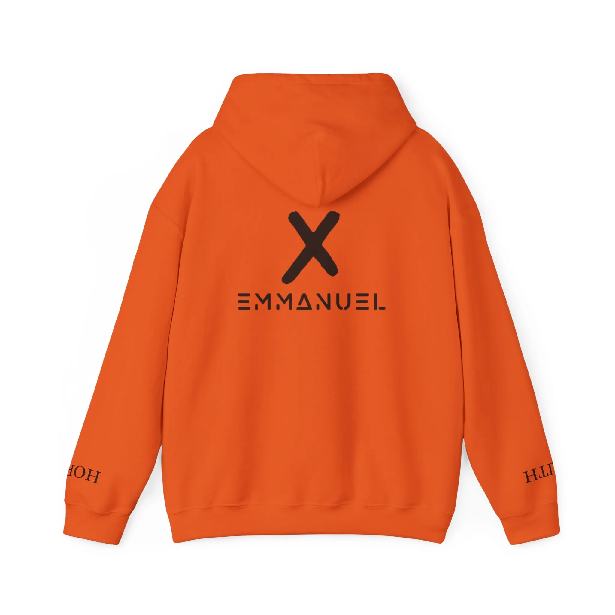 Emmanuel Unisex Heavy Blend™ Hoodie - Minimalist Design for Comfort and Style